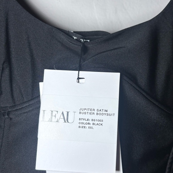 LEAU Jupiter satin bustier bodysuit size XXL NEW - Picture 3 of 4